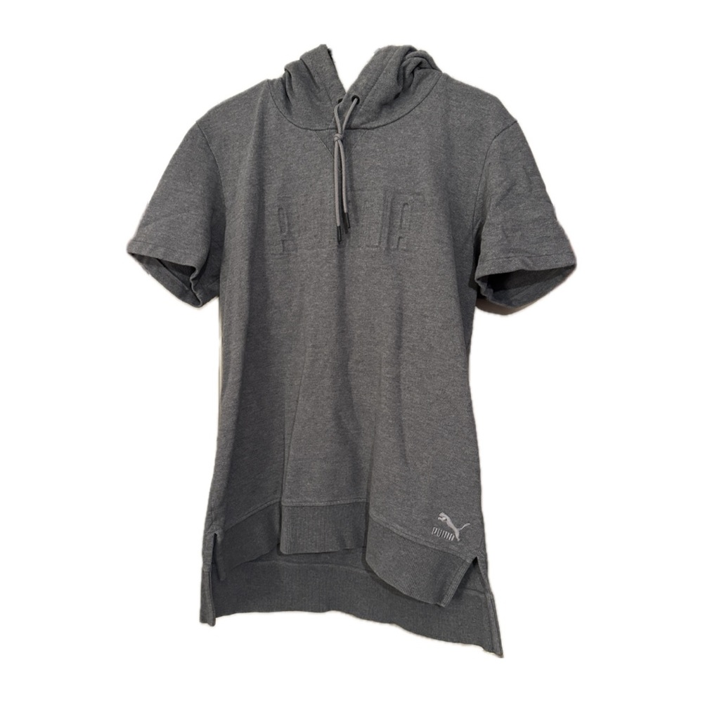 hooded puma short sleeve top